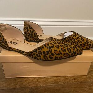 New AMS Boutique Cheetah flats